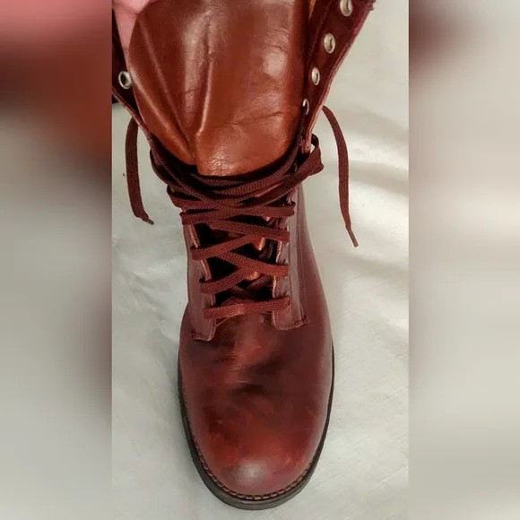 Vintage H.H Brown Shoe Company Mens SZ 8 1950s Military Combat Flight Jump Boots